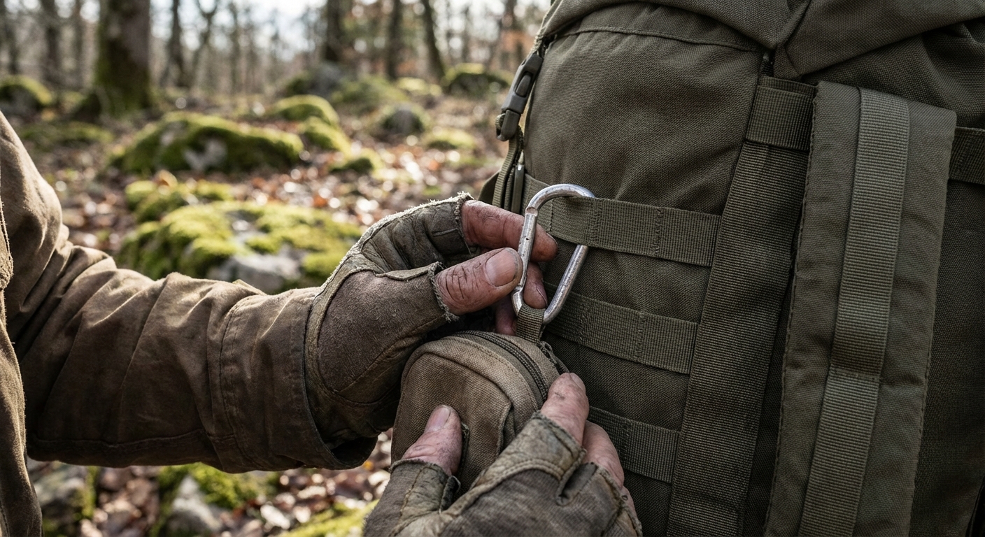 Karabiin MOLLE-kinnitusel