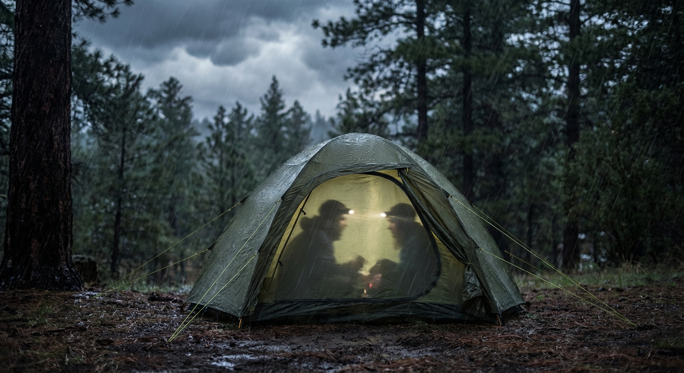 Telk tormises vihmas